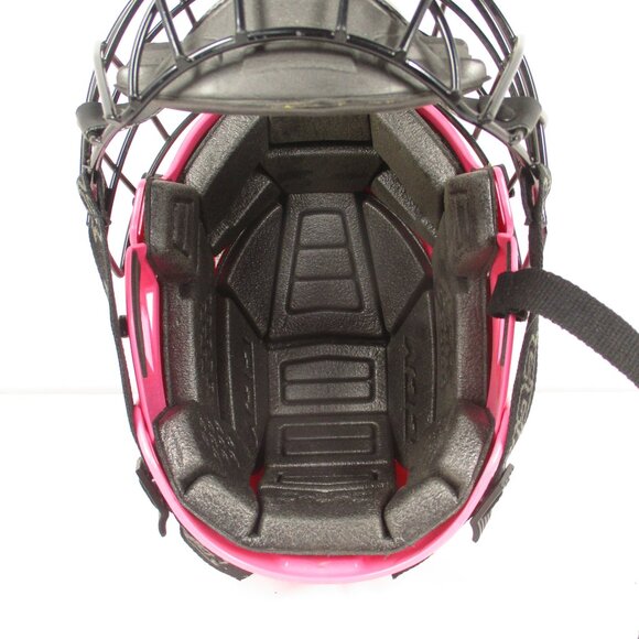 CCM 04M  PINK HOCKEY HELMET WITH CCM FM06 CAGE VG made in CANADA - Picture 6 of 6
